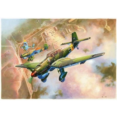 Image de Junkers Ju 87b 2 Stuka 1:24e Trumpeter