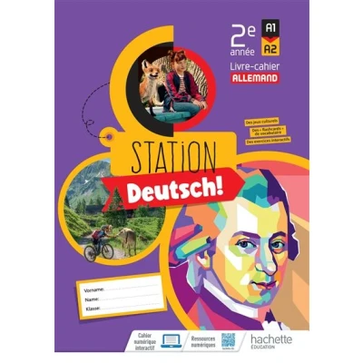 Image de Station Deutsch! Allemand 2e année Livre cahier élève