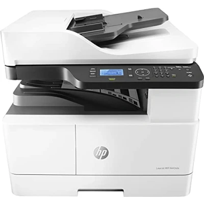 Image de HP LaserJet MFP M443nda Imprimante multifonctions Noir et blanc laser A3/Ledger (297 x 432 mm) (original) (support) jusqu&#039;à 25 ppm (copie) (impression) 350 feuilles USB 2.0, LAN