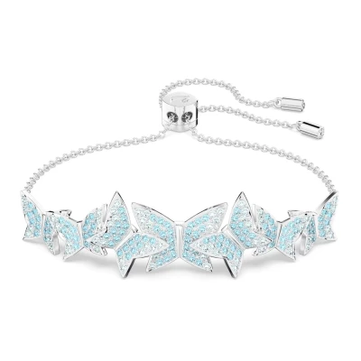 Afbeelding van Swarovski dames MP LILIA SOFT BLU/RHS in de kleur Zilver