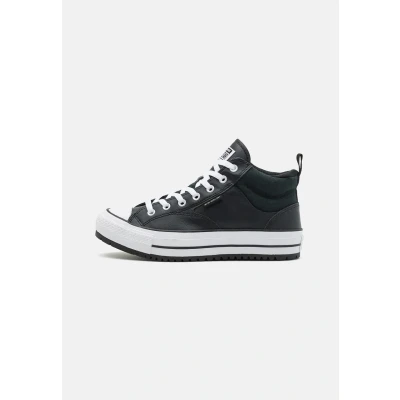 Afbeelding van Converse Chuck Taylor ALL STAR Malden Street Unisex Sneakers hoog, Maat: 41, Black/white Leer en textiel