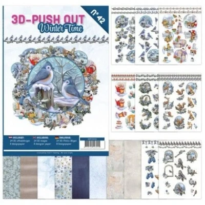 Afbeelding van 3D Push Out book 42 Winter Time