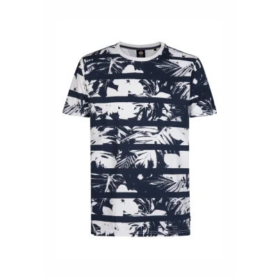 Afbeelding van Petrol Industries Tshirt print, Heren, Maat: XL, Bright white
