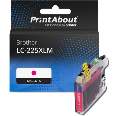 Afbeelding van Huismerk Brother LC 225XLM Inktcartridge Magenta Hoge capaciteit