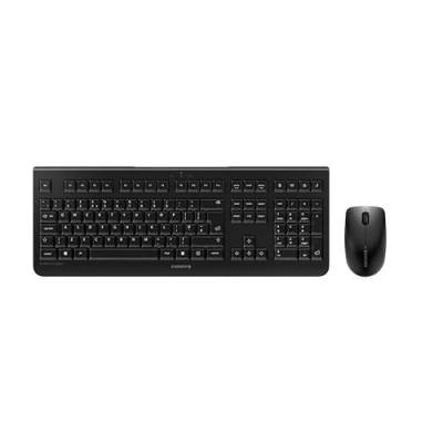 Image de CHERRY DW 3000 Ensemble clavier et souris sans fil 2.4 GHz R. U. noir
