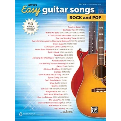 Afbeelding van Alfred&#039;s Easy Guitar Songs Rock and Pop