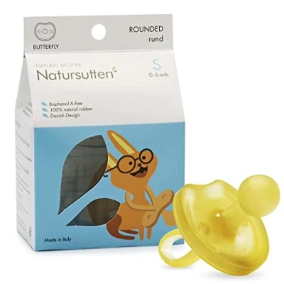 Afbeelding van Natursutten Vlinder fopspeen Rond S kers 0 6 Mnd