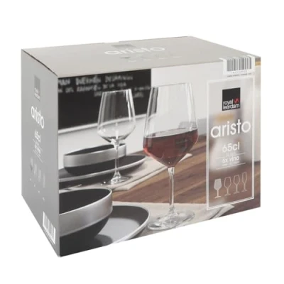 Afbeelding van Set wijnglazen Inde Aristo 650 ml 6 Onderdelen