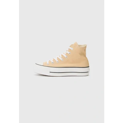 Afbeelding van Converse Chuck Taylor Sneakers hoog, Dames, Maat: 39, Coastal dune /white/black Kunststof/ textiel
