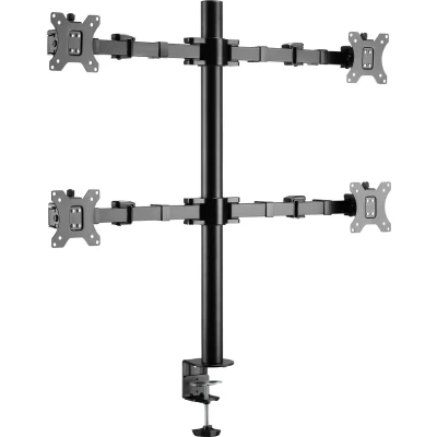 Afbeelding van SpeaKa Professional SP MM 540 Monitorbeugel 4 voudig 43,2 cm (17) 81,3 (32) Zwart Kantelbaar en zwenkbaar, Draaibaar, In hoogte verstelbaar