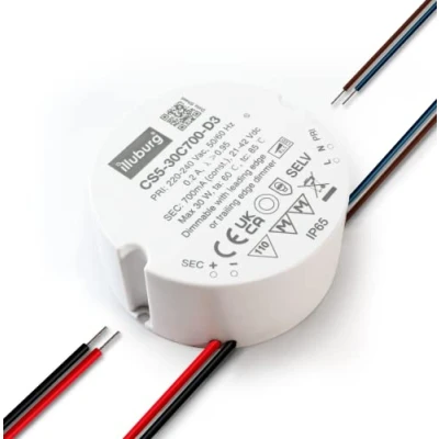 Afbeelding van illuburg Triac 700 mA dimbare led transformator constante stroom 15 W 30 voeding driver