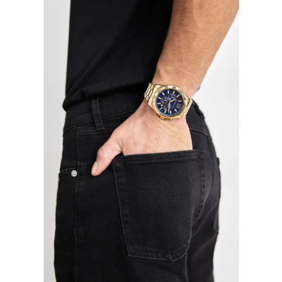 Afbeelding van Michael Kors heren Lexington horloge MK9153 in de kleur Goud