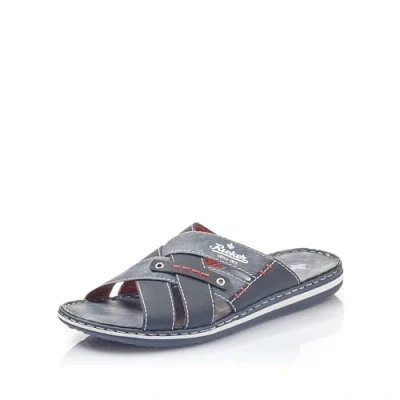 Afbeelding van Rieker Heren 21099 Pantoffels, blauw, 41 EU