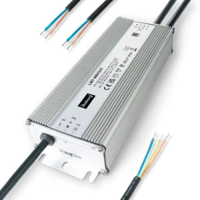 Afbeelding van illuburg Led transformator, 24 V, 400 W, waterdicht, IP67, zonder flikkering, led, voeding, driver voeding
