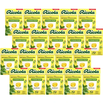 Afbeelding van Ricola Lemon Mint 20x50g