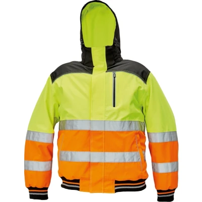 Afbeelding van CRV Knoxfield Hi Vis Pilot Winterjas 03010466 Fluo Geel/Oranje M