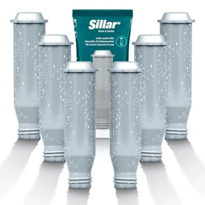 Afbeelding van Sillar 6 stuks waterfilters, reservewaterfilter voor Krups F088, AEL01, TCZ6003 koffiezetapparaten, verhoogt de levensduur van het apparaat