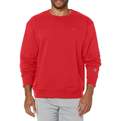 Image de Champion Pull Powerblend Sweatshirt à Capuche Homme, Team Red Scarlet, M