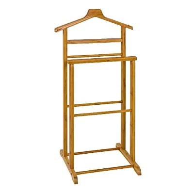 Afbeelding van HAKU Möbel valet natuur, bamboe maat: L 48 cm x H 96 D 35 cm, stijl: Scandinavisch