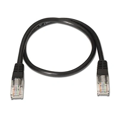Image de Nanocable 10.20.0100 BK Câble de réseau CAT 5e UTP (0,5 m) couleur noir