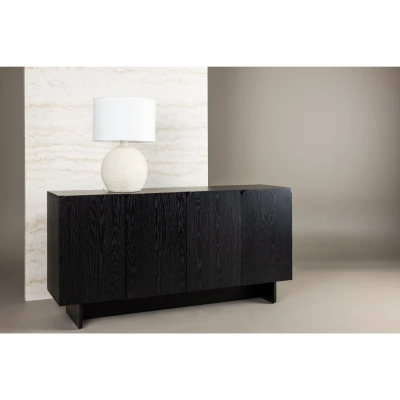 Afbeelding van Tommaso dressoir 160 cm zwart