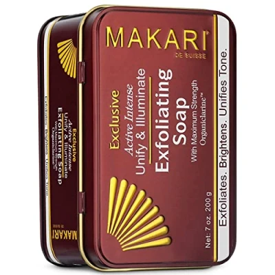 Afbeelding van Makari Exclusive Biologische en natuurlijke Peeling Zeep voor je gezicht lichaam