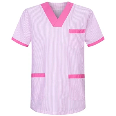Afbeelding van MISEMIYA Cabag, uniseks, verpleegsters, uniform, reiniging, esthetiek, tandarts, gezondheidszorg Ref. 817, Fuschia T817 9