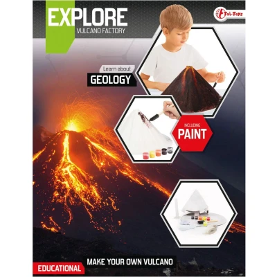 Afbeelding van Toy toys EXPLORE Wetenschap set maak een vulkaan (diy)