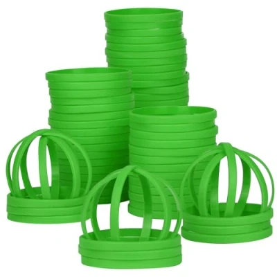 Afbeelding van LVNRIDS 50 stuks siliconen armbanden, vriendschapsarmbanden voor mannen en vrouwen, lengte 20,3 cm, elastische rubberen cadeaus leraren, decoratiebenodigdheden