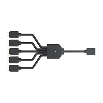 Afbeelding van Cooler Master MFX AWHN 1NNN5 R1 ARGB 1to 5 Splitter Cable, 3 pin, 5v,