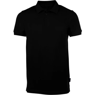 Afbeelding van Men&#039;s Heavy Stretch Polo met korte mouwen Black S