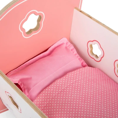 Afbeelding van BIGJIGS Poppenaccessoire Poppenwiegje Hout