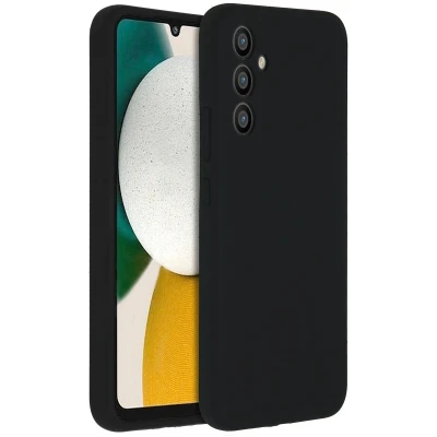 Afbeelding van Accezz Hoesje Geschikt voor Samsung Galaxy A34 (5G) Siliconen Liquid Silicone Backcover Zwart