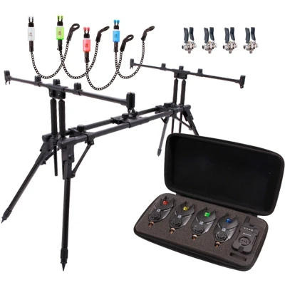 Afbeelding van Ultimate Rod Pod Set 4 hengels Karperset