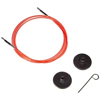 Afbeelding van KnitPro Kabel 100cm rood.