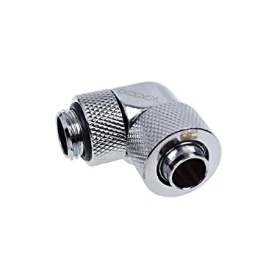 Afbeelding van Alphacool Eiszapfen Anschluss 90 Grad G1/4 Zoll AG auf 13/10mm Waterkoelinghoekverbinder