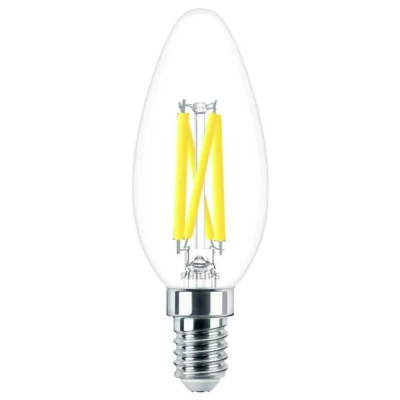 Afbeelding van Signify 44957200 Gloeilamp lamp Energielabel D (A G) E14 Kaars 5.9 W Warmwit (Ø x l) 35 mm 97 1 stuk(s)