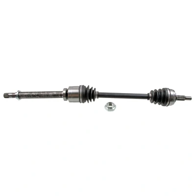 Afbeelding van FEBI BILSTEIN 181274 Aandrijfas Vooras rechts Met moer RENAULT: GRAND SCENIC 3, MEGANE 3 Grandtour,