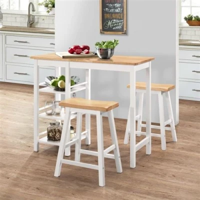 Afbeelding van 3 delige Barset MDF wit