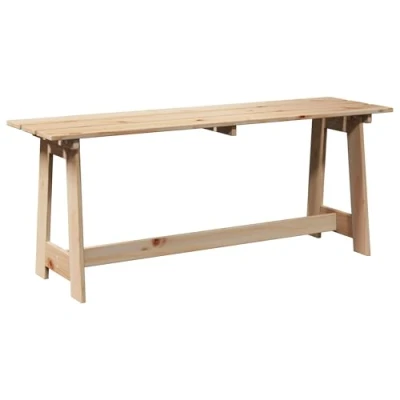 Afbeelding van vidaXL Buitenbank 119x35x47 cm Massief grenenhout