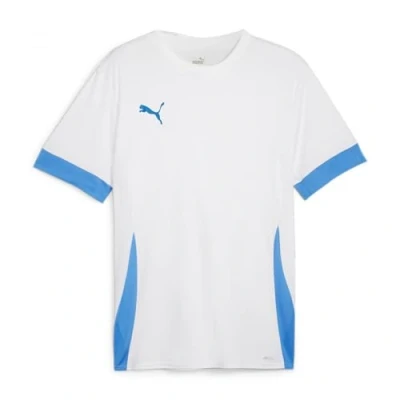 Afbeelding van PUMA teamGOAL Matchday Jersey Heren Sportshirt PumaWit;Blauw Maat XL