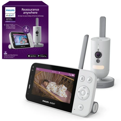 Afbeelding van Philips Avent Beeldbabyfoon Dual Connected SCD921/26 met app