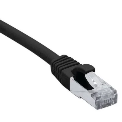 Image de Cordon RJ45 catégorie 6 F/UTP LSOH snagless noir 3 m
