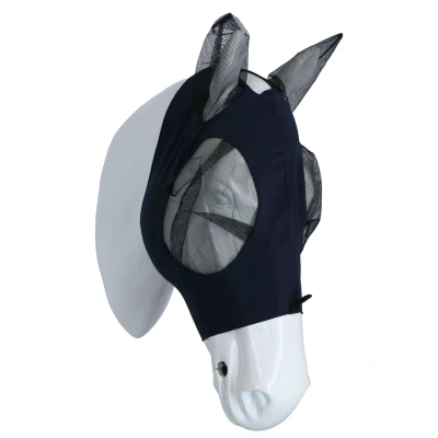 Afbeelding van Weatherbeeta Vliegenmasker Deluxe Stretch Bug met Oren Navy/Zwart