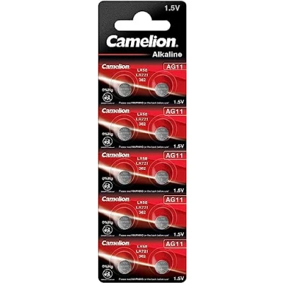Afbeelding van Camelion Alkaline Knoopcel AG11 / LR58, 1,5 Volt, 0% HG 10 stuks