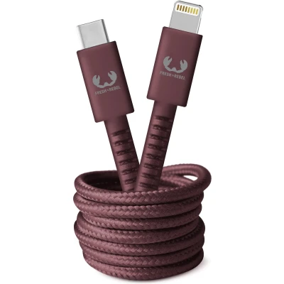 Afbeelding van Fresh &#039;n Rebel Usb c naar Apple Lightning kabel 2 meter hoge kwaliteit Deep Mauve