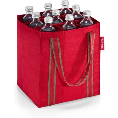 Afbeelding van Reisenthel Bottlebag Flessentas 9 Flessen 1Ltr 1L Rood
