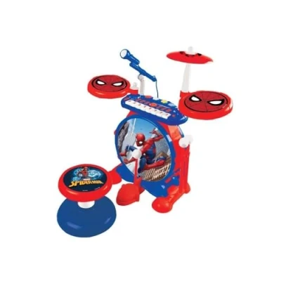 Afbeelding van Spiderman Elektronische Drumkit met stoel 3380743084787