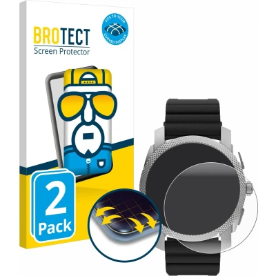 Afbeelding van BROTECT Screenprotector voor Fossil Gen 6 Hybrid Machine (45mm) Folie Beschermfolie transparant volledig dekking (2 Stuks)