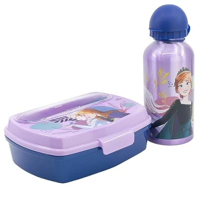 Afbeelding van Picknickset Mickey Mouse Fun Tastic 400 ml Bestekken Tosti apparaat Fles Aluminium